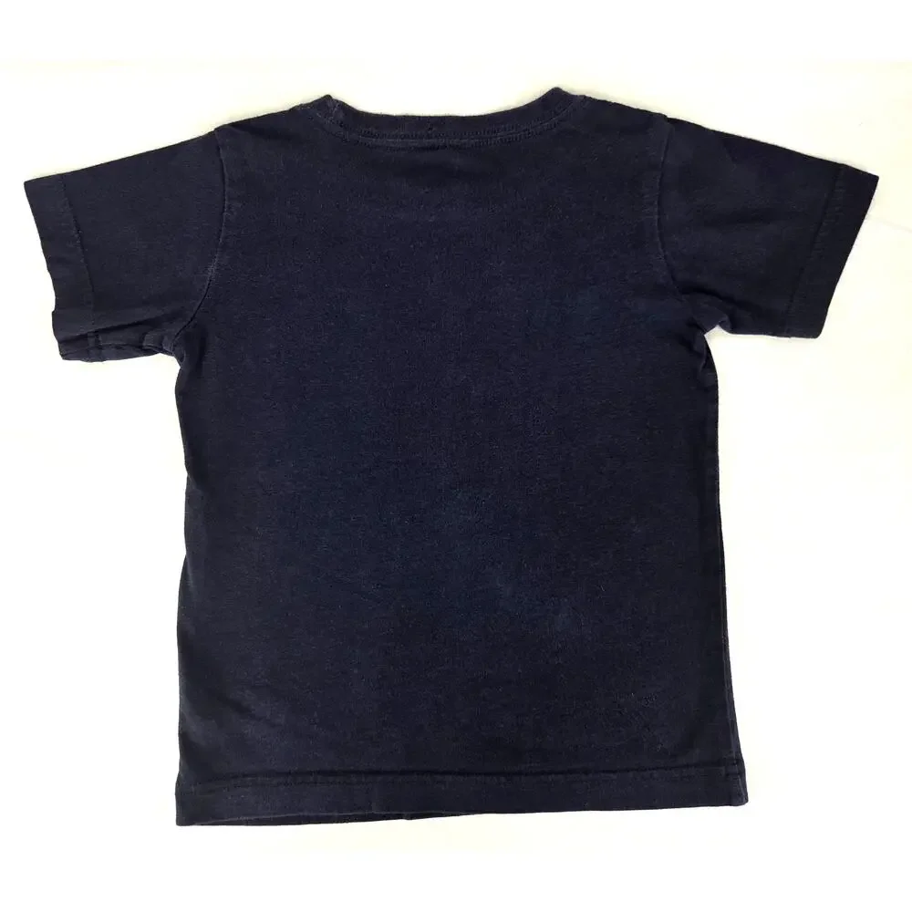 NIKE BOY'S AIR JORDAN TODDLER T-SHIRT BLACK SMALL SIZE 4-5